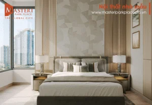 Căn hộ mẫu Phòng Ngủ Masteri Park Place Tòa CT5