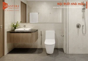 Căn hộ mẫu Toilet Masteri Park Place Tòa CT5