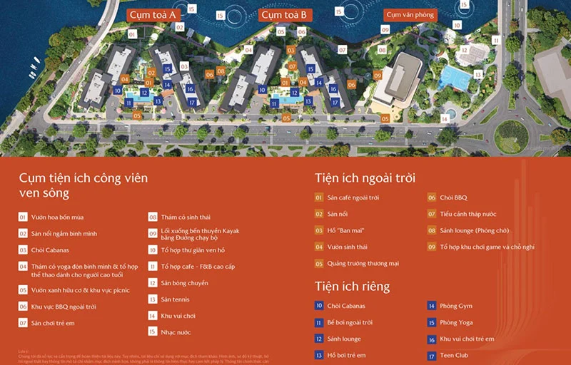 Tiện ích nội khu Masteri Park Place