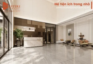 Hệ thống tiện ích Sảnh Lễ tân trước Masteri Park Place Tòa CT5