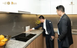 Chuỗi căn hộ mẫu Masteri Park Place phòng bếp