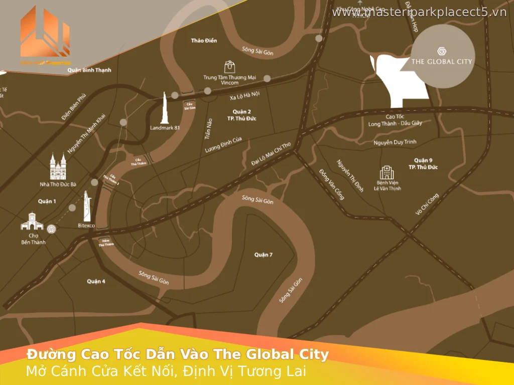 Vị Trí Kim Cương Liền Kề Cao Tốc: Lợi Thế Của Đường Cao Tốc Dẫn Vào The Global City