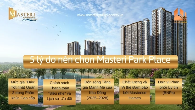 5 lý do nên chọn Masteri Park Place