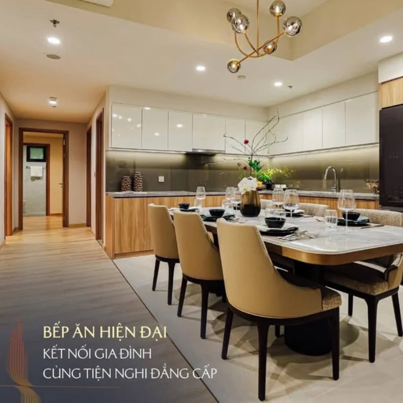 Không Gian Bên Trong Masteri Park Place - Bếp Ăn Hiện Đại, Kết Nối Yêu Thương