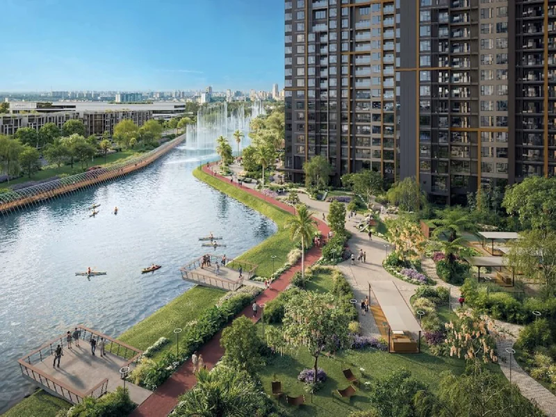 Đặc Quyền Tầm Nhìn Kim Cương Tại Masteri Park Place View Kênh Đào Nhạc Nước
