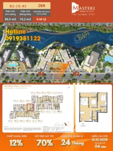 Giỏ hàng Masteri Park Place The Global City