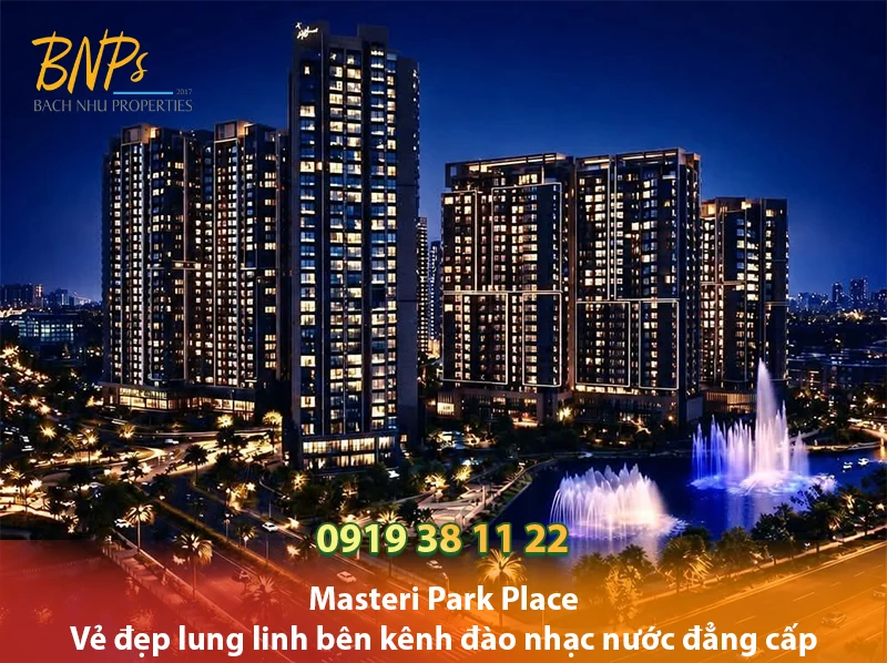 Masteri Park Place có mấy tầng hầm - Bách Như Properties - BNPs