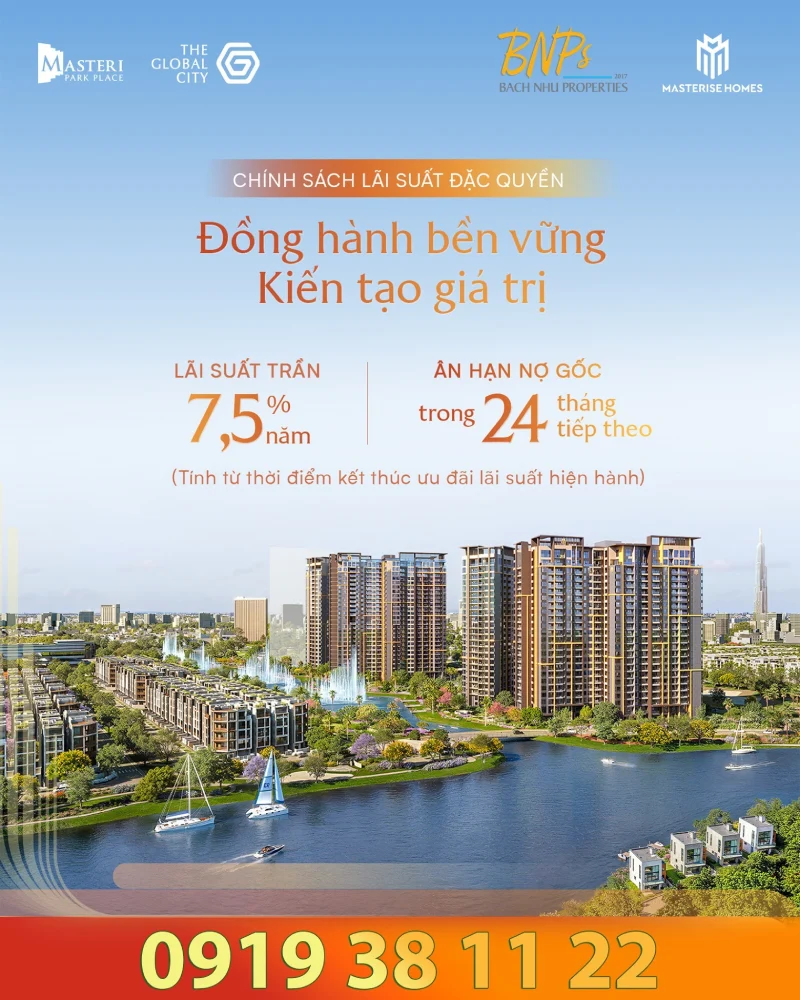 Phân tích đòn bẩy khi Masteri Park Place được ân hạn gốc 24 tháng - Bách Như Properties - BNPs